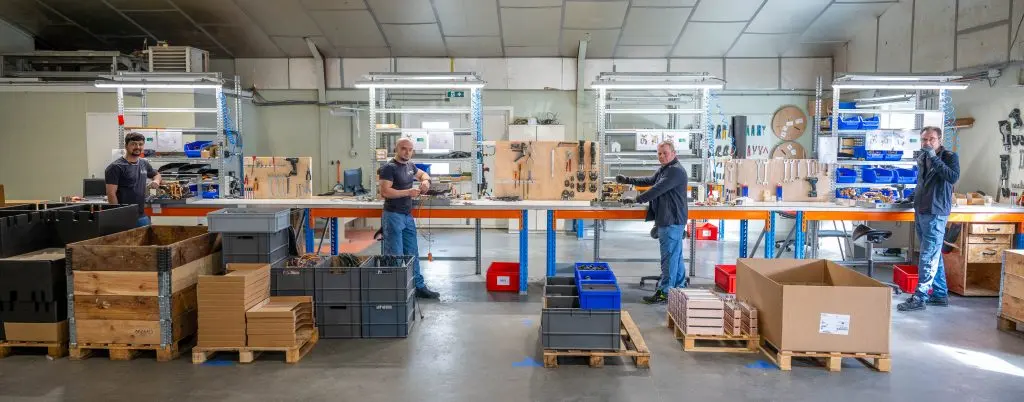 tcb aan het werk